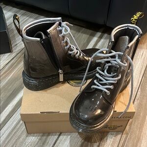 Dr. Martens Black Patent Leather Boots